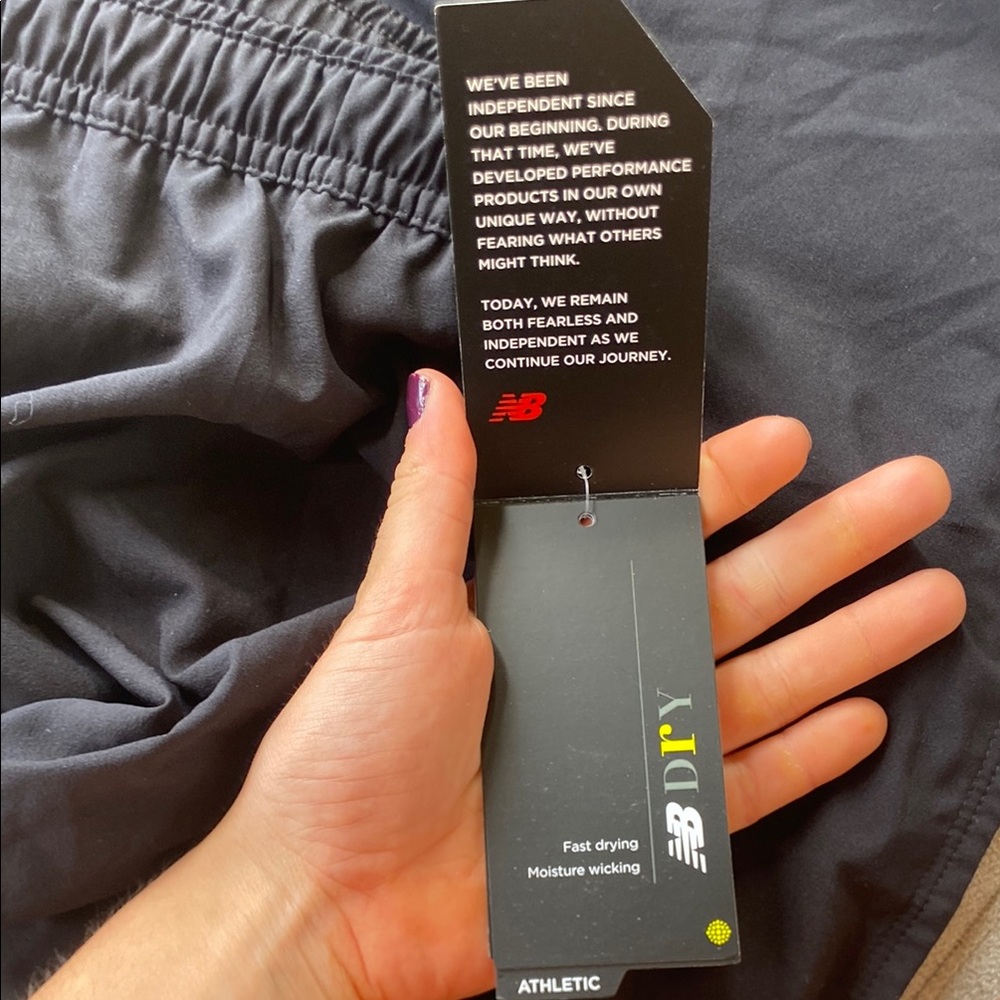 NWT New Balance Men's Black Shorts - Picture 9 of 9